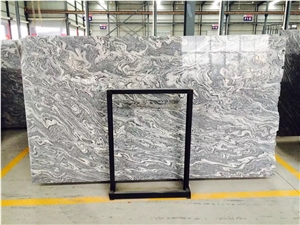 Wave Washed Sand Grey Granite Slabs Floor Tiles