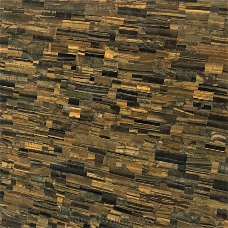 Yellow Blue Tiger Eye Semiprecious Stone Gemstone