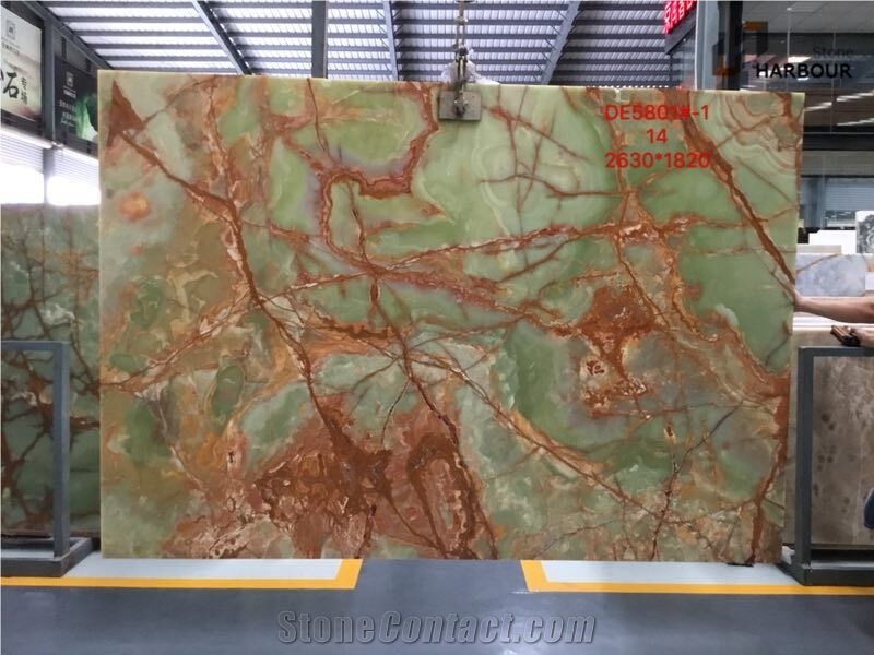Green Onyx Slab, Green Jade Slab