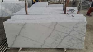 Good Quality Polished Guangxi White Marble Slabs