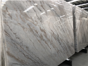 Good Quality Polished Guangxi White Marble Slabs