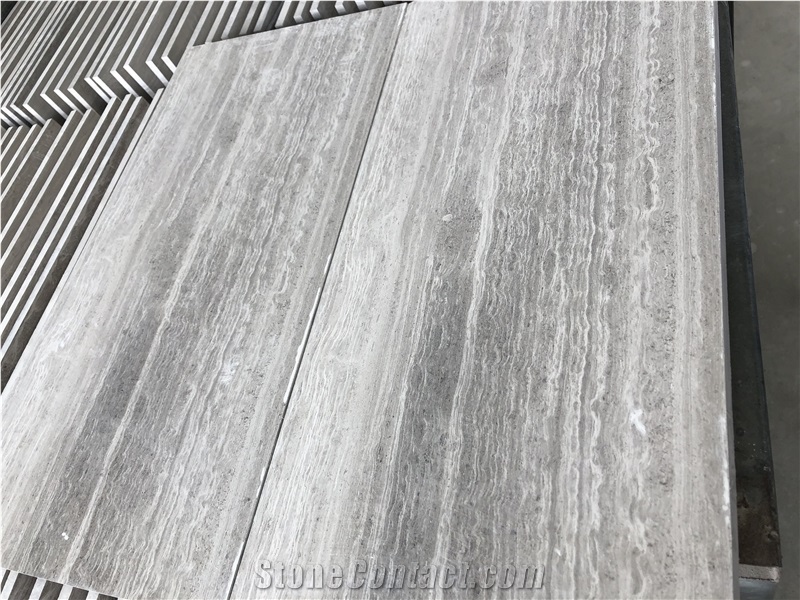 Wooden White Marble Slab &Tile for Floor and Wall