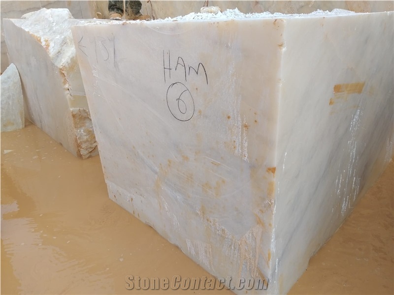 Mugla Gold Marble Block