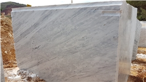 Windy White Marble Blocks