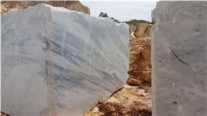 Windy White Marble Blocks