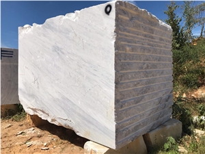 Windy White Marble Blocks