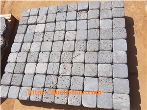 Lava Stone Landscaping Stones, Cube Stone, Cobble Pavers