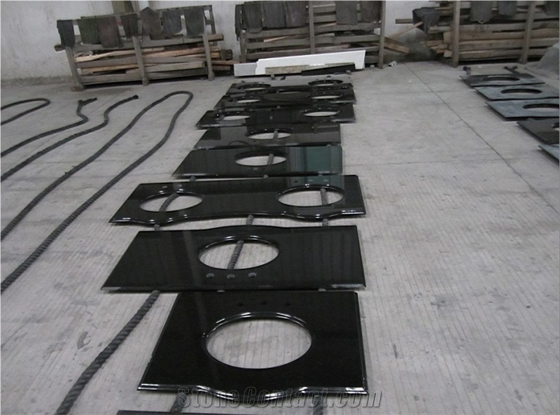 China Black Granite Bath Tops, Vanity Tops, Countertops