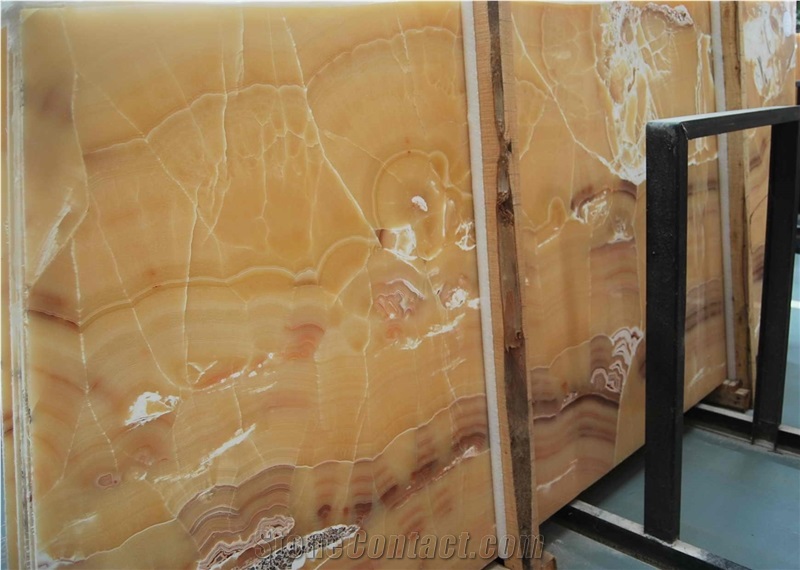 Orange Onyx Slabs