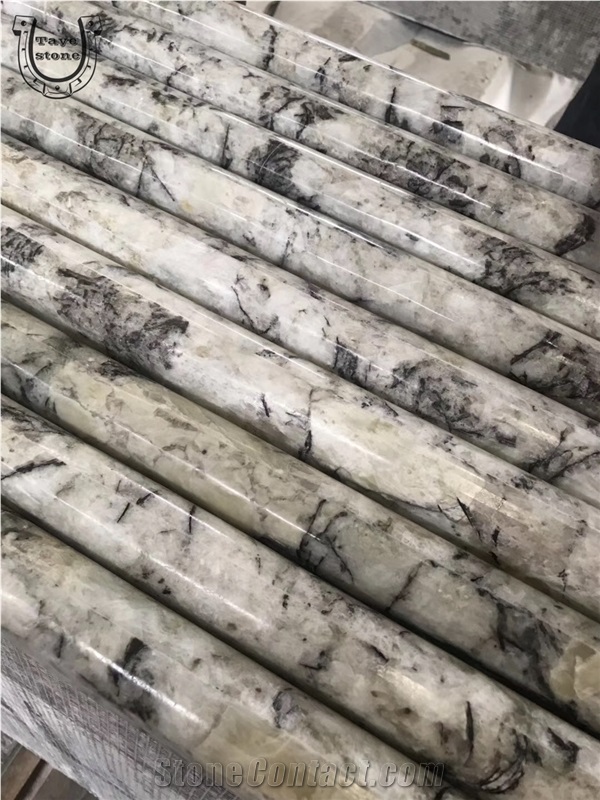 Blue Ice Granite, White Granite Kitchen Countertops