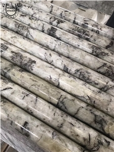 Blue Ice Granite, White Granite Kitchen Countertops