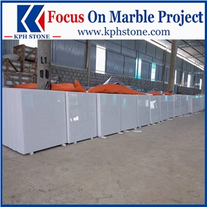 Absolute White Marble Slabs&Tile for Casino&Resort