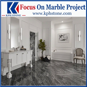 Ancient Wood Grain Marble Design for Living Room
