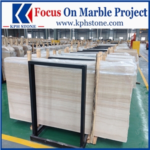 Athent Grey Wooden Grain Marble Slabs&Tiles