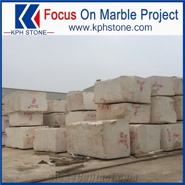 Bianco Classico Beige Marble Facade for Las Vegas