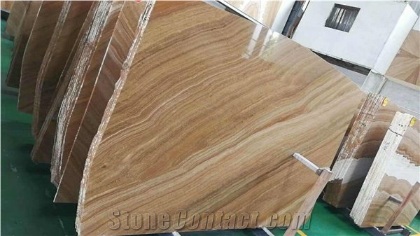 Building Material Yellow Wooden Marble