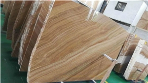 Building Material Yellow Wooden Marble