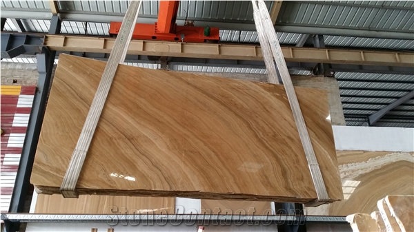 Building Material Yellow Wooden Marble
