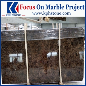 China Dark Marron Emperador Marble Slabs