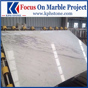 Drama Semi White Marble Slas&Tiles Floor Design