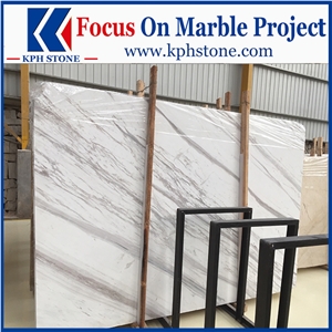 Drama Semi White Marble Slas&Tiles Floor Design