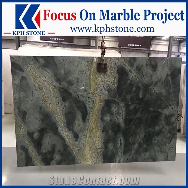 Ediburgh Green Marble Kitchen Walls/Floors/Tables