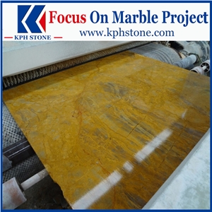 Golden Lion Marble Tiles Design for Living Room