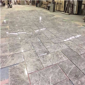 Grey Castel Marble Tiles for Hotel Okura Macau