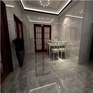 Grey Castel Marble Tiles for Hotel Okura Macau