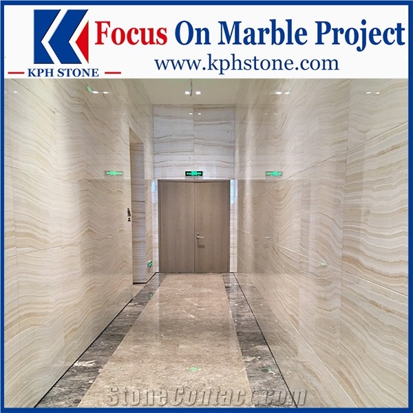 Ivory Onyx Corridor Wall Tiles&Slabs for Hotel Jen
