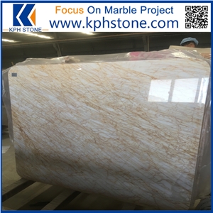Luxury Golden Spider Marble Decor for Hilton Hotel