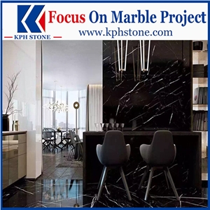Marquina Black Marble Bar Countertops&Tops