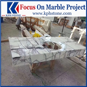 Milas Lilac Dark Marble Bath Tops for W Hong Kong