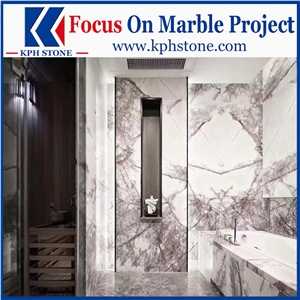 Milas Lilac Marble Bathroom Vanity Tops for Indigo