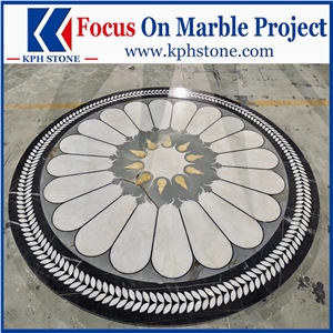 Nero Tunisi Marble Lobby Waterjet