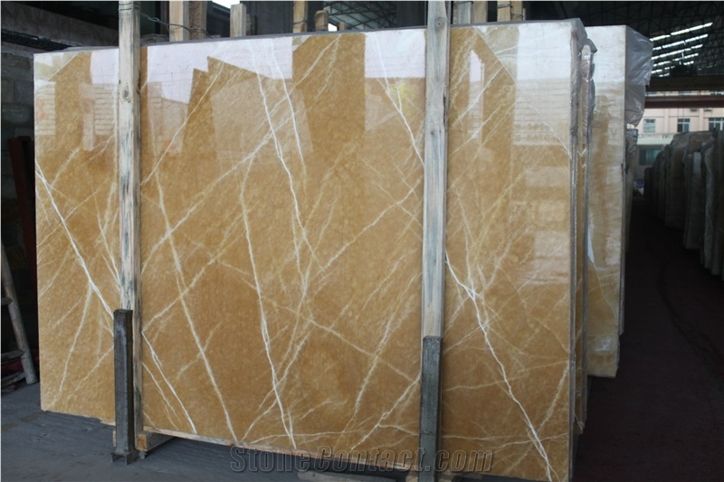 Orange Bubble Onyx Background Tiles&Slabs