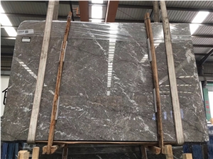 Polished Storm Cloud Grey Marble for Hotel Project