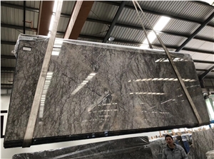 Polished Storm Cloud Grey Marble for Hotel Project