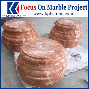 Rosa Filipina Marble Various Columns for 11 Howard