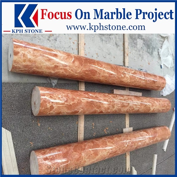 Rosa Filipina Marble Various Columns for 11 Howard
