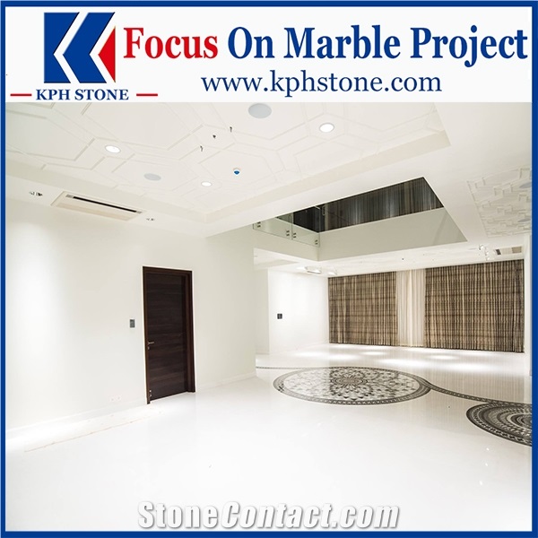 Thassos Semi White Marble Kitchen Countertops&Tops