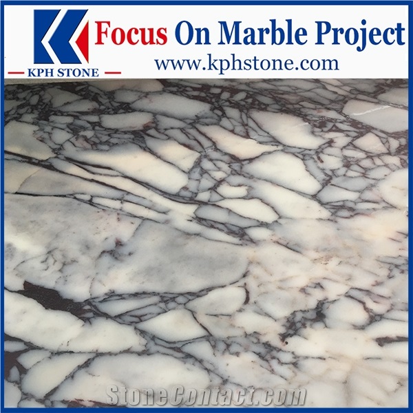 Violet Purple Marble Wall Steps for All Seasons