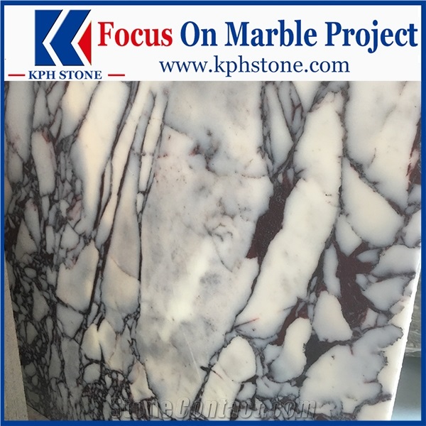 Violet Purple Marble Wall Steps for All Seasons