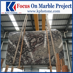 Violet Purple Marble Wall Steps for All Seasons