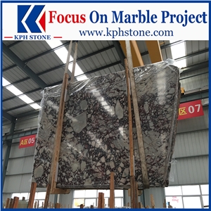Violet Purple Marble Wall Steps for All Seasons