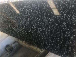 Coin Black Granite Slabs
