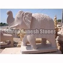 Sandstone Carved Animal Statues