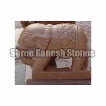 Sandstone Carved Animal Statues