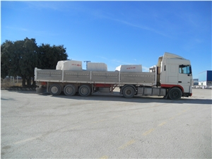 White Fossil Limestone-Sea Shell Limestone Blocks