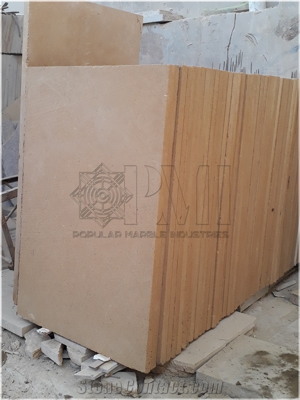 Dark Yellow Sandstone & Light Yellow Stone